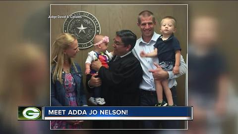 Packers' Jordy Nelson adopts baby before Cowboys game