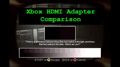 Xbox HDMI Adapter Comparison (read description)