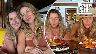Gisele Bündchen celebrates 44th birthday with rarely seen twin sister Patricia