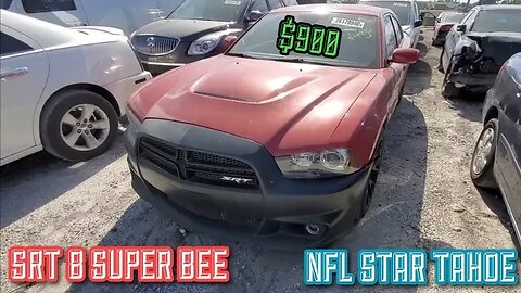 SRT 8 Super Bee, NFL Stars Tahoe Nasty, Copart Walk Around