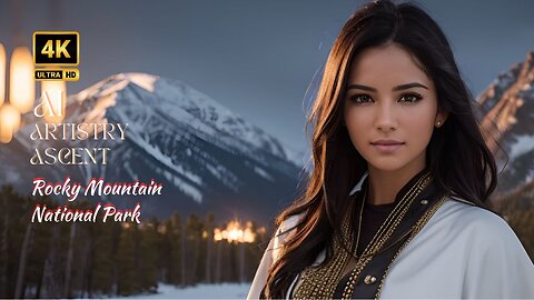[4K] AI Artistry Lookbook l Video- Ai Lookbook Girl l Rocky Mountain National Park #ai #aiartsty