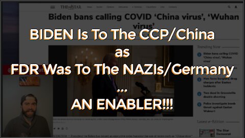 Joe Biden IS HELPING & ENABLING China/CCP! (WWIII)