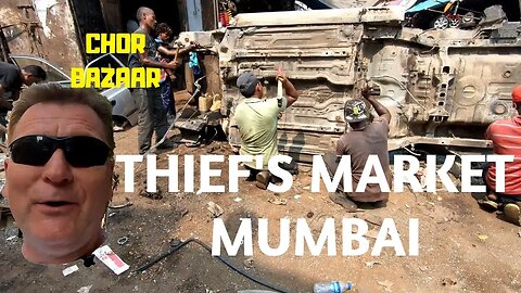 Thief's Market Mumbai Chor Bazaar Scrapping Cars