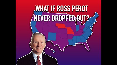 Alternate 1992 Election | What If Ross Perot Never Dropped Out?