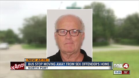 Bus stop moved away from sex offender home in North Port