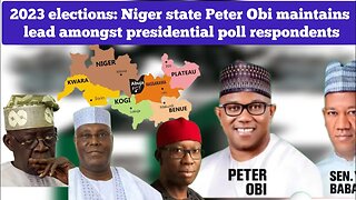 2023 elections: Niger state Peter Obi maintains lead amongst presidential poll respondents
