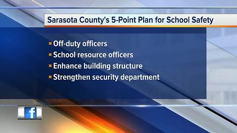 Sarasota County Schools announces 5-point safety and security plan following Parkland shooting