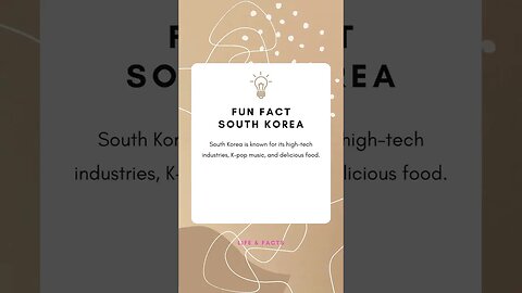 Fun Facts South Korea