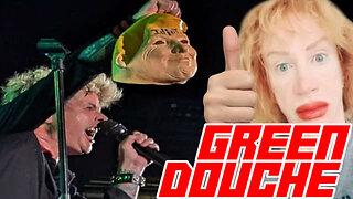 Idiot Green Day Singer Holds Severed Trump Head Up at Concert