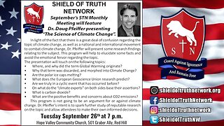Shield of Truth Network Monthly Meeting September 26th 7PM
