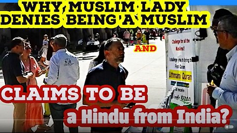 Why Muslim Lady denies being a Muslim and claims to be a Hindu from India/BALBOA PARK