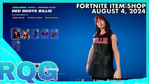 BILLIE EILISH IS BACK.THAT'S IT...FORTNITE ITEM SHOP (August 4, 2024)