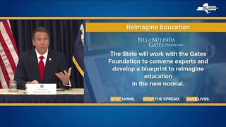 New York State and Gates Foundation to 'reimagine education' during COVID-19 closings