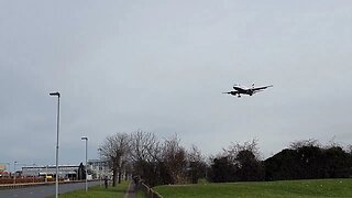 British Airways Airbus A320-232 landing at LHR London Heathrow Airport UK. Great Plane Spotting
