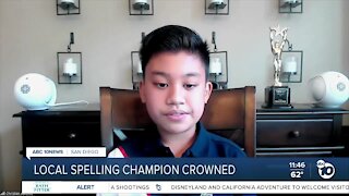 2021 San Diego County Spelling Bee champion talks about win
