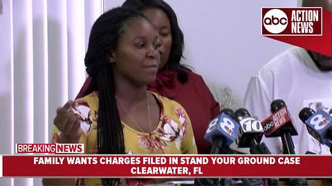 Family wants charges filed in Clearwater stand your ground case