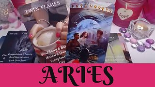 ARIES ♈💖THEY'RE OVERWHELMED BY THESE FEELINGS🔥🤯YOU'VE MET YOUR TWIN FLAME 🔥🪄ARIES LOVE TAROT💝