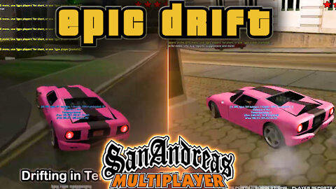 Perfect Drift in Temple, Los Santos (San Andreas Multiplayer)