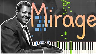 Oscar Peterson plays Superfast Stride Piano: Mirage 1975 (Stride Piano Synthesia) [100% ACCURATE]