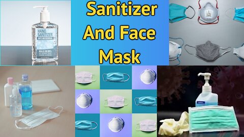 #Sanitizer_And_face_Mask