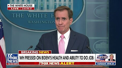 John Kirby 'Uncomfortable' Answering Questions About Biden's Mental Acuity