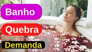 Banho de quebra demanda com louro, boldo e sal grosso