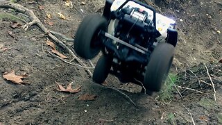 Two Axial SCX10s Doing Some Hardcore RC Trailing