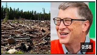 Bill Gates Pushes Agenda to Chop Down Forests and Bury the Trees