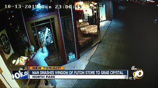 North Park futon store break-in captured on camera