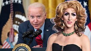 Joe Biden invites Non-Binary Defund The Police Drag Queen to signing of DIS-Respect For Marriage Act