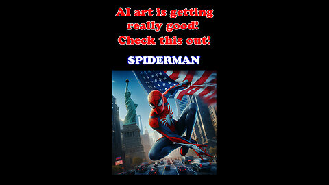 Digital AI art is getting shockingly good! Check this out! Part 2 - Spiderman.