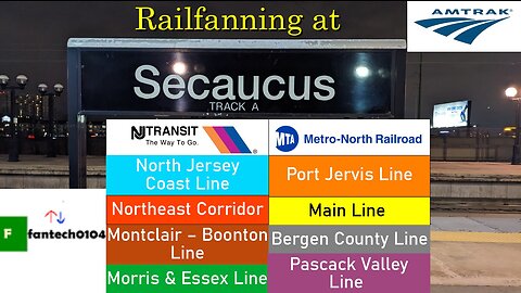 Railfanning at Secaucus Junction both levels: Featuring NJ Transit, Amtrak & Metro North!