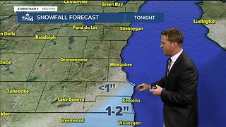 Chance of lake effect showers late