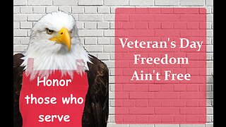 Veteran's Day: Freedom Ain't Free