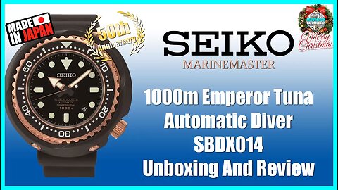 Wrist Candy! | Seiko Marinemaster 1000m Emperor Tuna Automatic Diver SBDX014 Unbox & Review