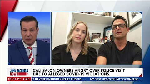 CALIFORNIA SALON OWNERS 'TARGETED' OVER ALLEGED COVID-19 VIOLATIONS