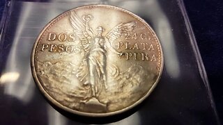 Rare Mexican 2 Pesos Silver Coins!