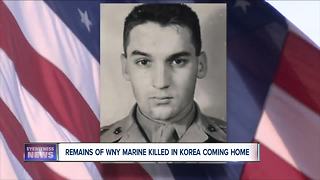 Remains of WNY Marine killed in Korea coming home