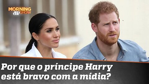 O motivo de o Príncipe Harry estar bravo com a mídia