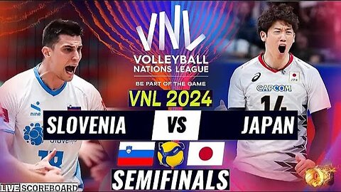 🔴 Highlights from the Semi-Finals of the Men's VNL 2024: SLO vs. JPN