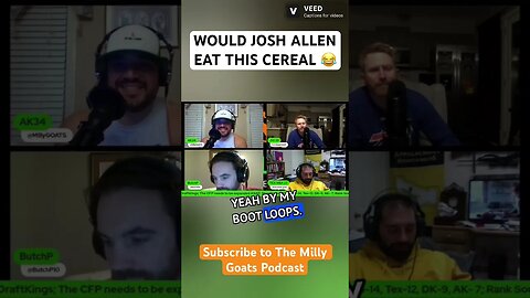 BOOTS = CEREAL #podcast #trending #draftkings #funny #nfl #football #dfs #jokes #shorts #cereal