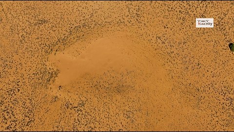 Drone view of Greece's unknown desert