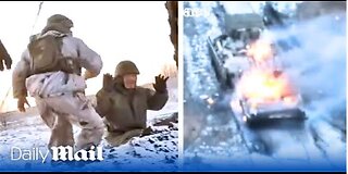 Starving Russian soldier surrenders to Ukraine's Slavic Brigade after brutal battle near Kupyansk