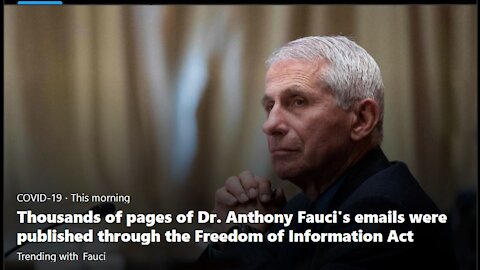 FAUCI WINS FAKEJEW AWARD + EMAILS LEAKED, HUMAN MEAT FOUND IN MCDONALDS BEEF, TRUMP BACK ON FB & IG