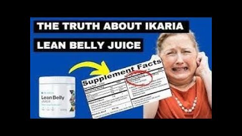 IKARIA LEAN BELLY JUICE REVIEWS ⚠️CUSTOMER SPEAKS THE TRUTH ⚠️ Ikaria Lean Belly Juice Review