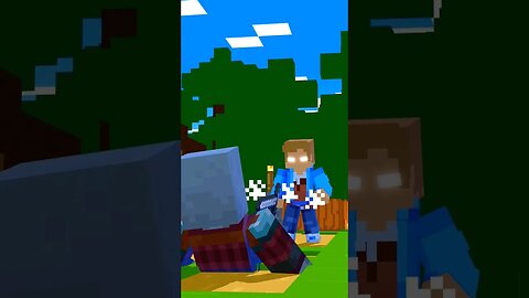 BLOXLEG GETS REVENGE ON PILLAGERS FOR BABY ZOMBIE #minecraft #minecraftanimation #minecraftmemes