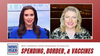 Rep. Cammack Joins Newsmax To Talk Democrats' Spending Bills, Border Crisis And Vaccine Mandates