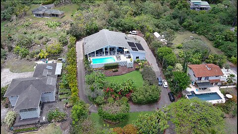 KONA ACRES - AERIAL DRONE VIEW OF PROPERTY