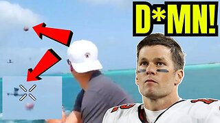 Tom Brady NAILS DRONE with Pass on Mr Beast Yacht Then JOKES About NFL Comeback!