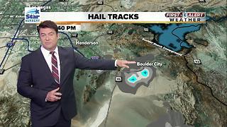 Brief storm moves through Las Vegas area